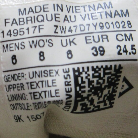 Share CONVERSE ALL STARS~ORANGE COLOR~ UNISEX~WOMEN'S SIZE 8 S SaleAway (4186) - Picture 4 of 7